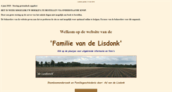 Desktop Screenshot of familievandelisdonk.nl