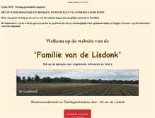 Tablet Screenshot of familievandelisdonk.nl